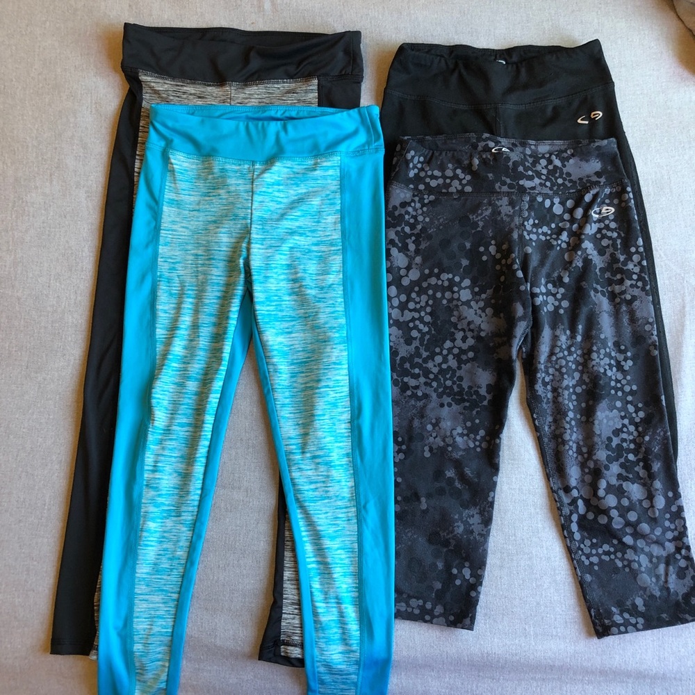 Girls Leggings 4 Pairs (sz S 7/8)